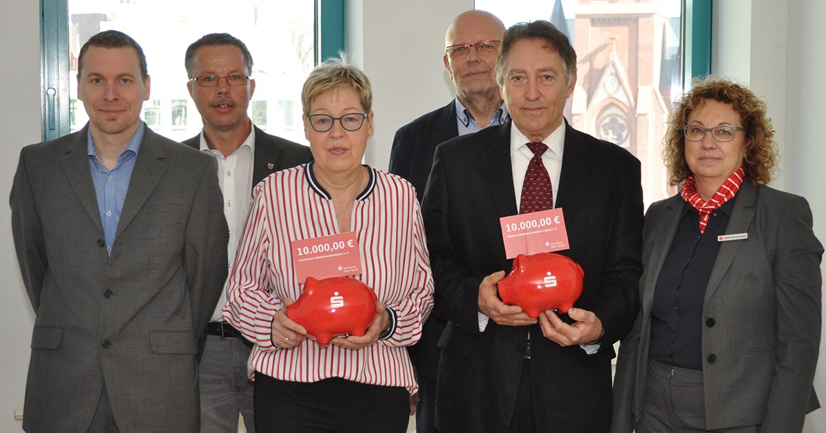 Frankfurter Sparkasse übergibt Spende an Wichern Diakonie